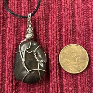 Pendant - Jasper crystal wrapped